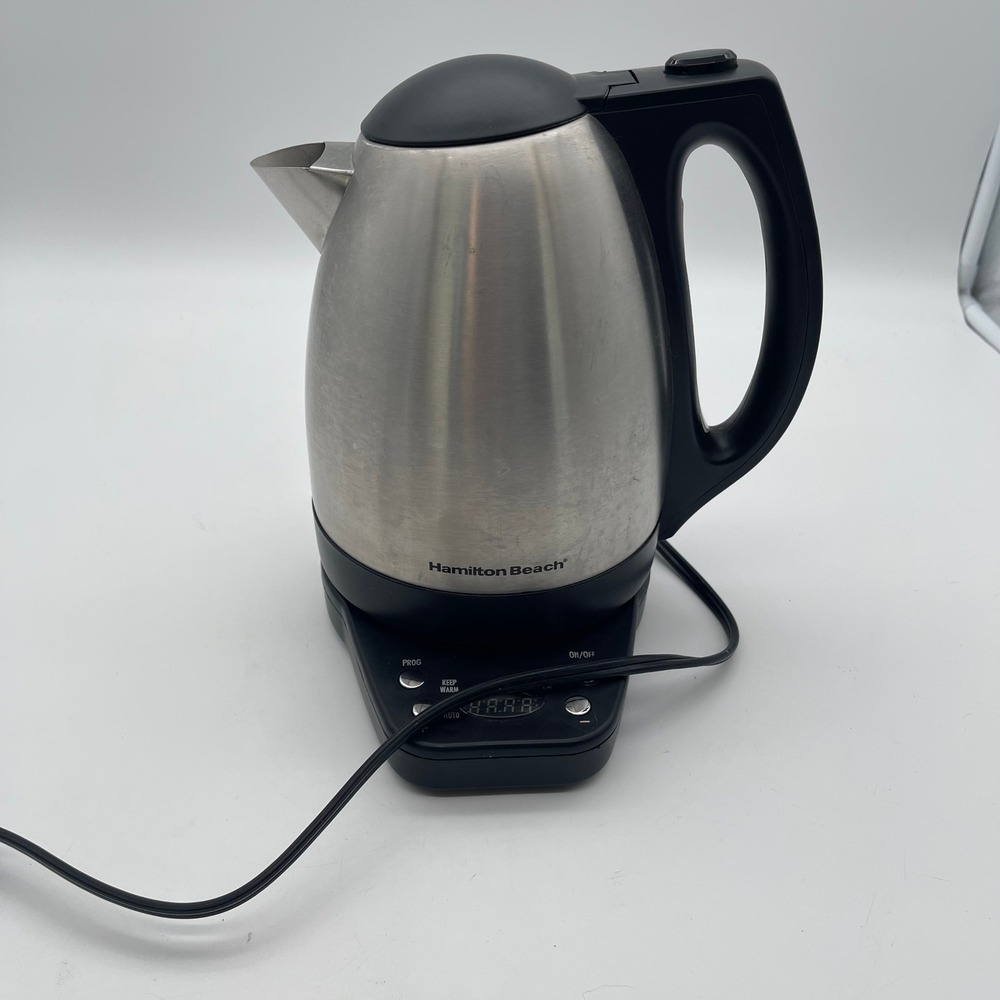 Hamilton Beach Programmable Electric Kettle Stainless Steel 1500W Model K32